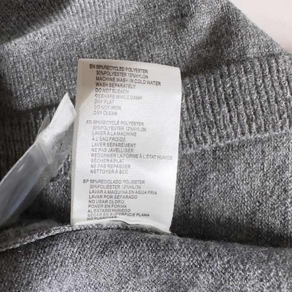 RDI Sweater Mens Medium Grey Collared Pullover Polo Soft Knit Long Sleeve Size L - Picture 9 of 9